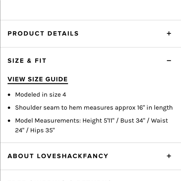 LoveShackFancy Sabina dress in natural cream size 2 - Picture 11 of 11